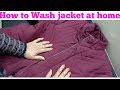 How to wash jacket at home/Easy jacket cleaning-monikazz kitchen