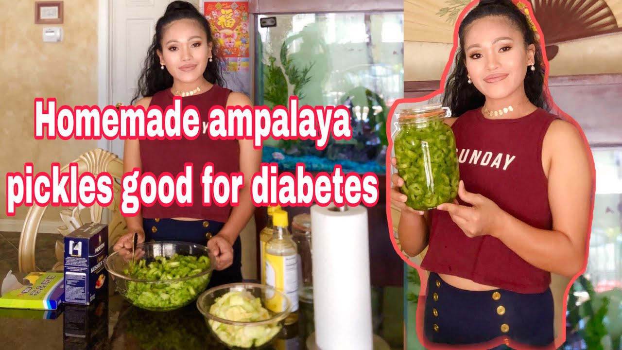 Homemade ampalaya pickles (bitter melon) YouTube