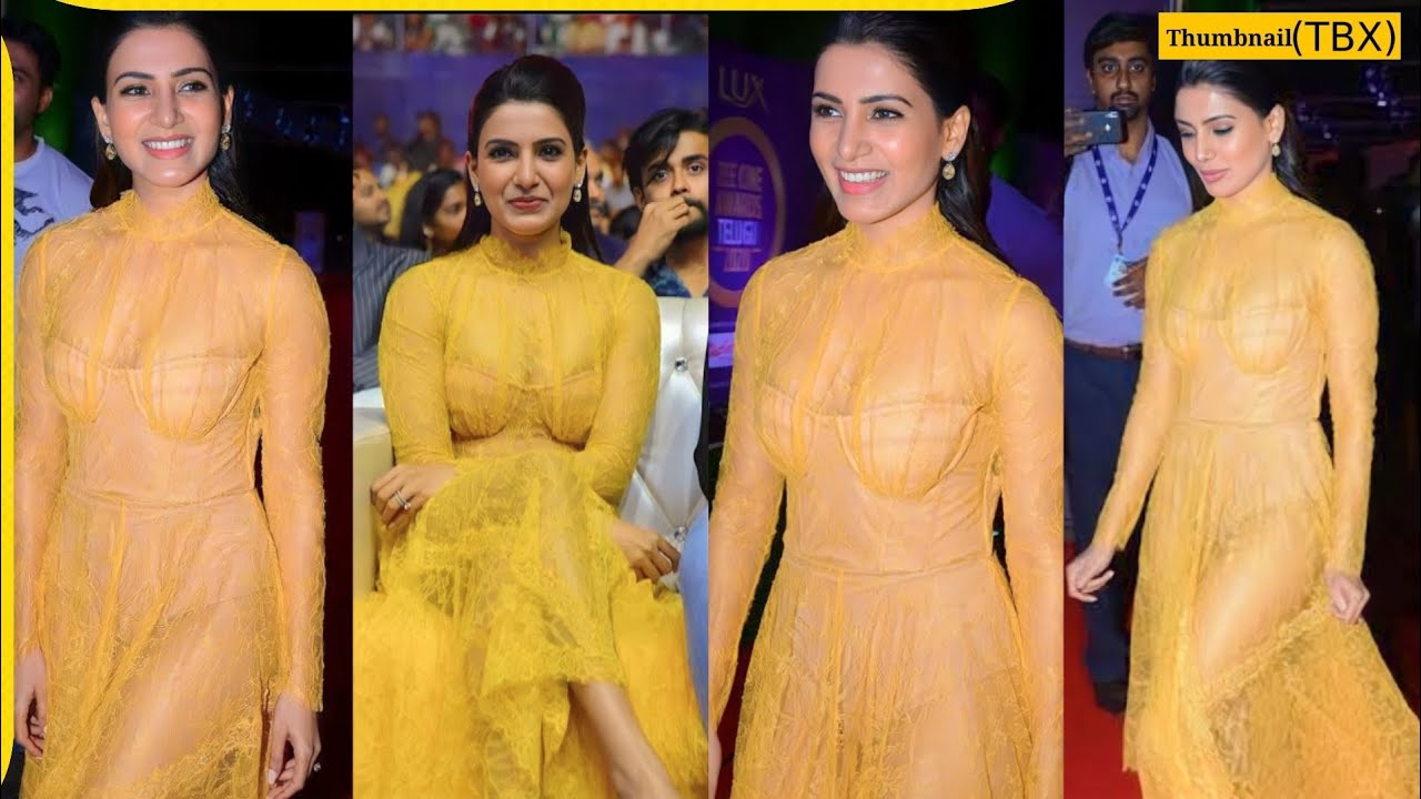 Samantha Ruth Prabhu dress gossip trending fashionable vedio sauth Actress TBX celebrity