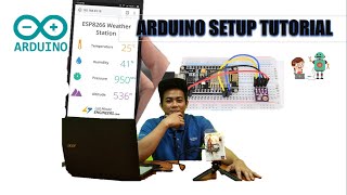 ARDUINO SETUP USING ESP8266 &amp; BME280 (mini project)