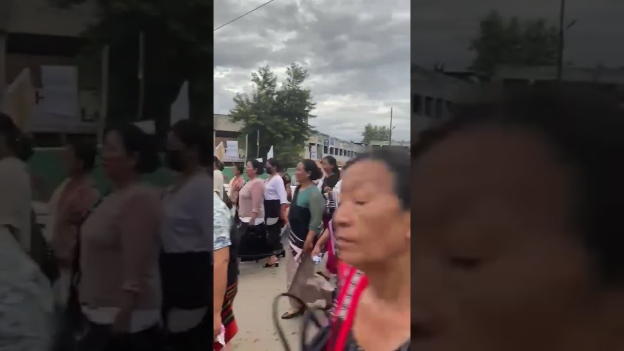 Naga Women Hoho Dimapur show's solidarity to Manipur