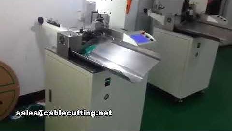 Single head twist wire terminal crimping machine video ultra short line
