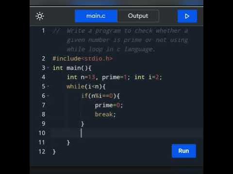 How to write a program to check whether a given number is prime or not ...