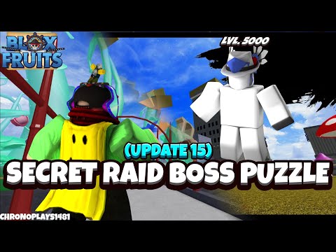 How to do Secret Raid Boss Puzzle [lvl 5000 Rip Indra Raid Boss] - Blox Fruits Update 15 [Roblox]