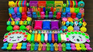 RAINBOW CLAY ! Mixing clay slime with store-bought slime | Satisfying slime videos !!!