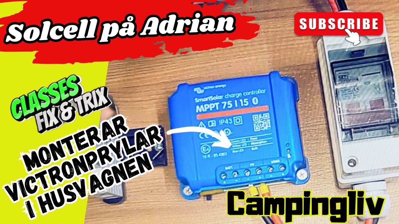 Classes Fix & Trix. Montering av solcellsprylar i Adrian