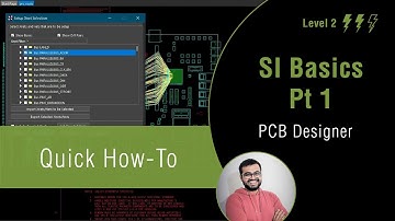 PCB SI Basics: How To Set Up SI Design Wizard for Pre-Layout Simulation