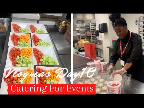 Vlogmas Day 10: Come To Work With Me As A Caterer Catering For Offices