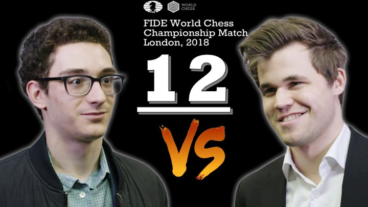 Campeonato del Mundo de Ajedrez 2018 | Caruana vs Carlsen | partida 12