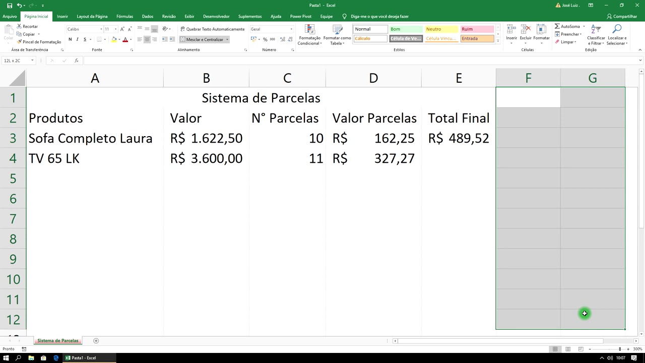 Aula #06 - Curso de Excel Essencial - YouTube