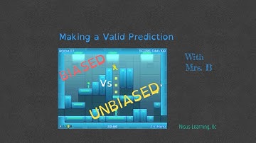 Making a valid prediction: biased and unbiased samples