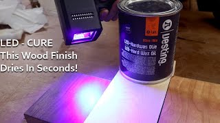 LED Wood Finish Dries in Seconds! Vesting LEDHard Wax Oil