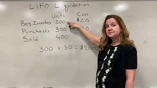 LIFO Reserves & LIFO Liquidation [Professor Barbara Gonzalez]