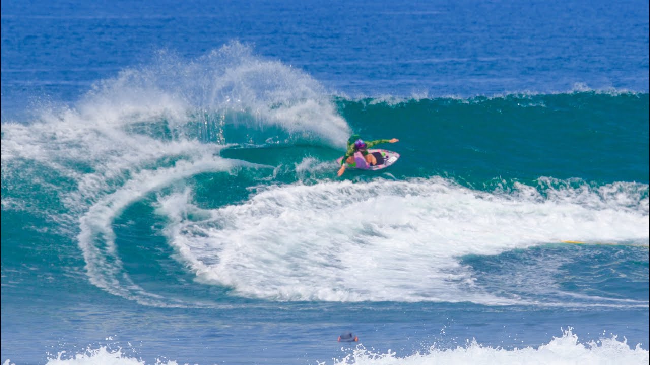 SURFING THIS WAVE WITH NO FINS WAS A BAD IDEA! YouTube