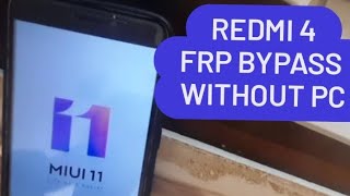Redmi 4 | frp bypass without PC | Redmi 4 frp bypass #frpbypass #redmi #unlock #mobilerepairing