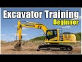 Excavator training  operation beginner 2020  heavy equipment operator training