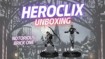 HeroClix - Unboxing - Notorious Booster Brick One