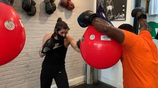 Vintage boxing Gym 6am Drill class