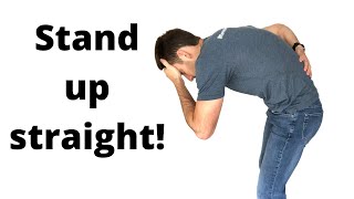 Unable to stand up straight due to lower back pain? Do this.