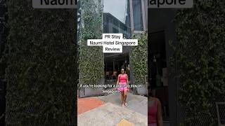 Luxe Hotel in Singapore - Naumi Hotel! 💖🇸🇬 #travel