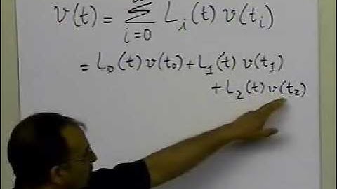 Chapter 05.04: Lesson: Quadratic Lagrangian Interpolation: Example: Part 1 of  2