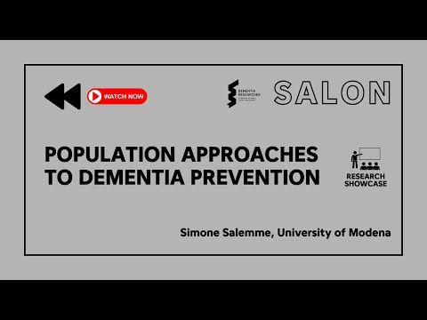 Population Approaches to Dementia Prevention