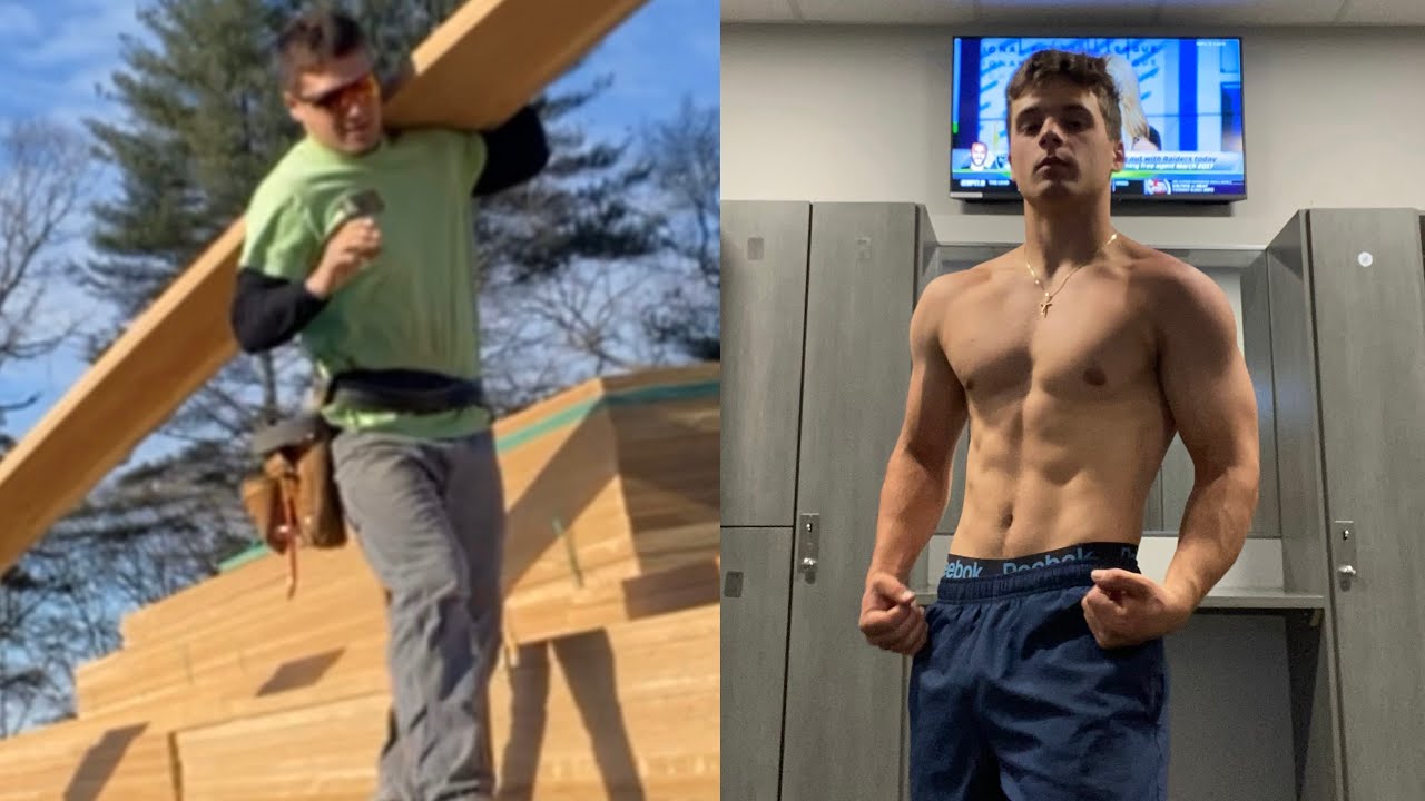 How I built muscle working construction/manual labor YouTube