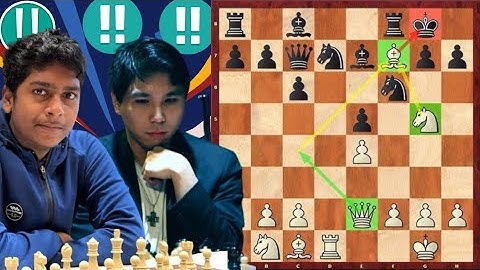 Confidence Chess Game : 66 By Wesley So vs Pranav V #chess #chesscom #chessmaster #chessplayer 