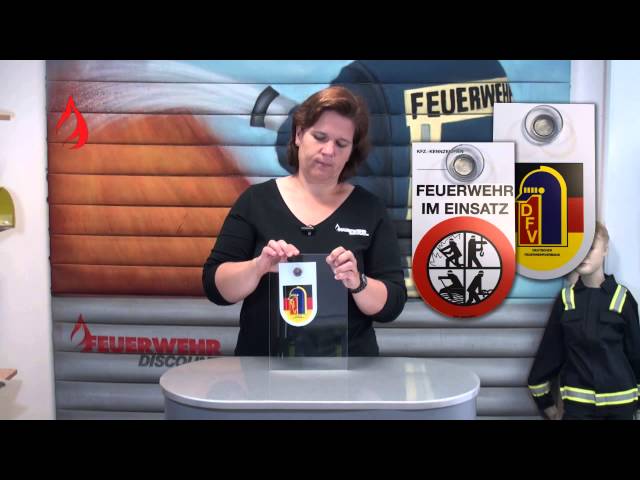 Feuerwehr Einsatzschild Warnschild für den PKW 