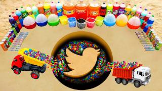 Experiment: How to make Bird with Orbeez, Coca Cola, Fanta vs Mentos &amp; Popular Sodas