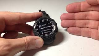 Garmin Instinct Crossover | Edit glances