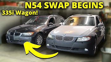 N54 SWAP BEGINS (335i Wagon Build Pt. 4)