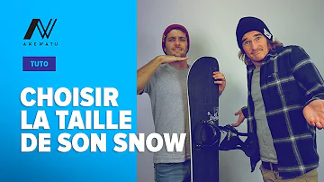 Quelle taille pour une planche de snowboard ?