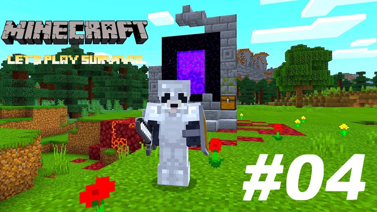 TO THE NETHER WE GO! Minecraft survival lets play! Ep. 4 - YouTube