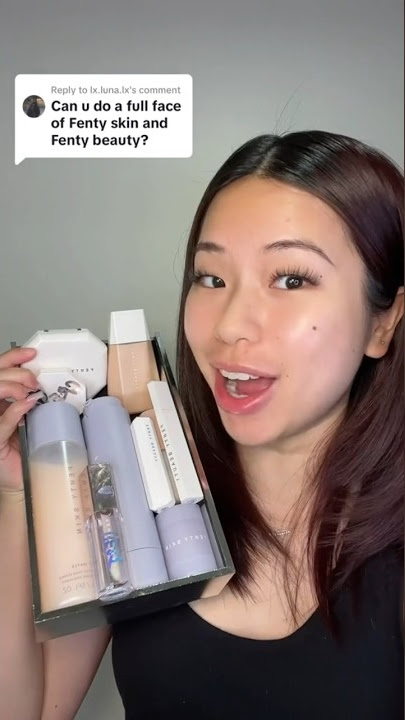 Trying FENTYSKIN   FENTY BEAUTY together😳