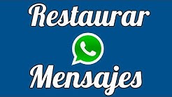 Como Recuperar Mensajes Borrados de Whatsapp | El Tutorial DEFINITIVO - Durasi: 5.20. Como Recuperar Mensajes Borrados de Whatsapp | El Tutorial DEFINITIVO - Durasi: 5.20.