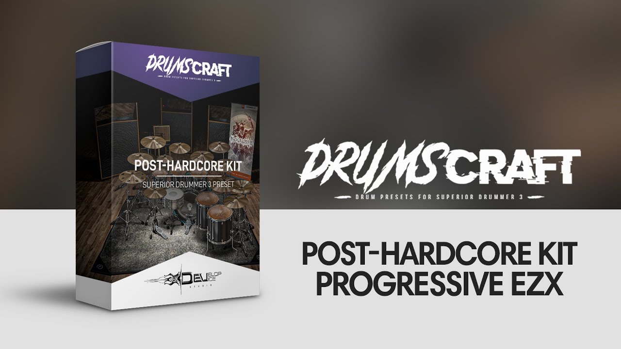 Post-Hardcore Kit: Superior Drummer 3 Preset - Sound Demo Video