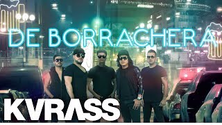 Video thumbnail of "Grupo Kvrass - La Borrachera - Video Lyrics"