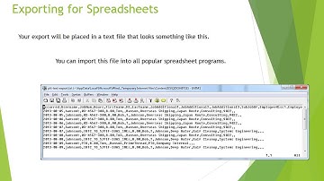 Exporting Timesheet Data