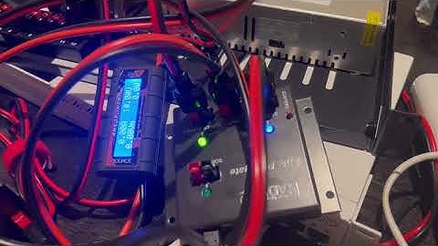 Testing my LifFePo4 custom DC system