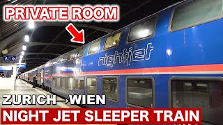 Riding on the Amazing Double Decker Sleeper Train ÖBB NIghtjet (Zurich →Vienna)