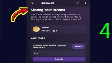 Sharing Your Dreams | Tapswap Code | Make Money Sharing Your Dreams – No Experience Needed