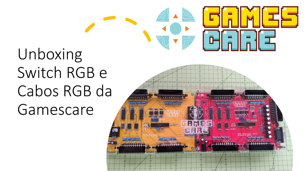 Nova placa da GamesCare! Hub de scart RGB, pro pessoal que necessita de 2  saidas Scart no setup, ideal pra quem tem mais de um equipamento de video,  e, By GamesCare