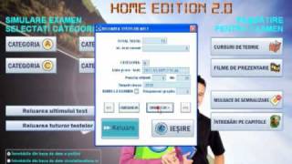 Demo video: Programul Chestionare Auto Home Edition 2.0  - www.circulatiarutiera.ro screenshot 1