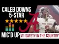#1 SAFETY IN THE NATION !!! WATCH THIS  !!!! CALEB DOWNS MIC'D UP