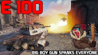 E 100: Big boy gun SPANKS everyone! | World of Tanks