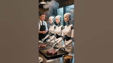 Beaut robots is cooking, future life  #robots #robot #automobile #cute#starwars  #robotics#ai#future