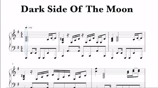 Video thumbnail of "Pink Floyd - Dark Side Of The Moon | Breathe Sheet Music"