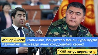 Жанар Акаев Криминал Менен Күрөшүүдө Камчыбек Ташиевди Ачык Колдойт.