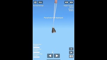 Emergency Ejection system test for Artemis 1 in Space Flight Simulator SFS! #shorts